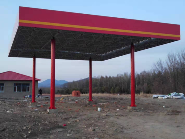 临夏加油站网架